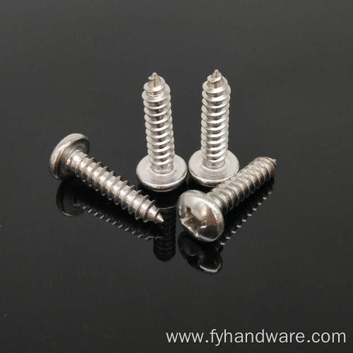 Stainless steel pan head self drilling concrete screws